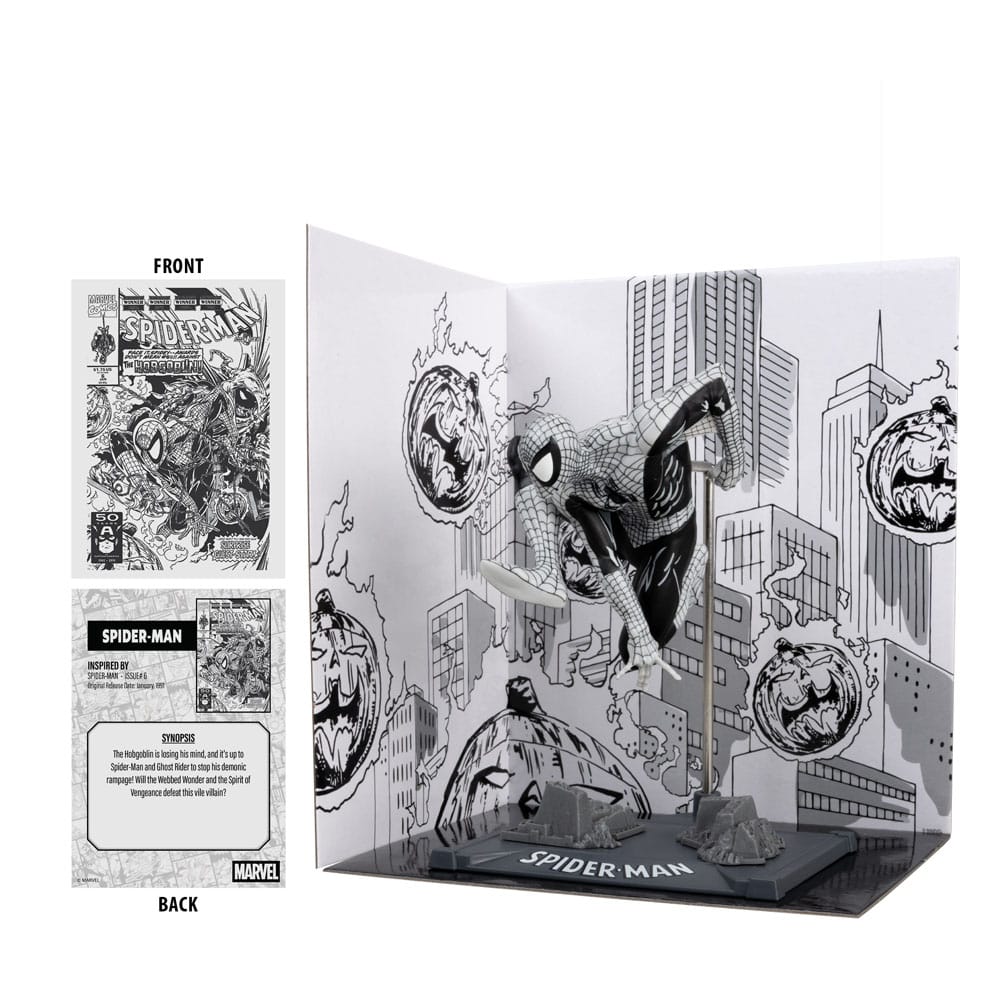092025 Marvel - Spider-Man (Spider-Man #6)(Line Art)(Gold Label) - Statuette McFarlane Toys