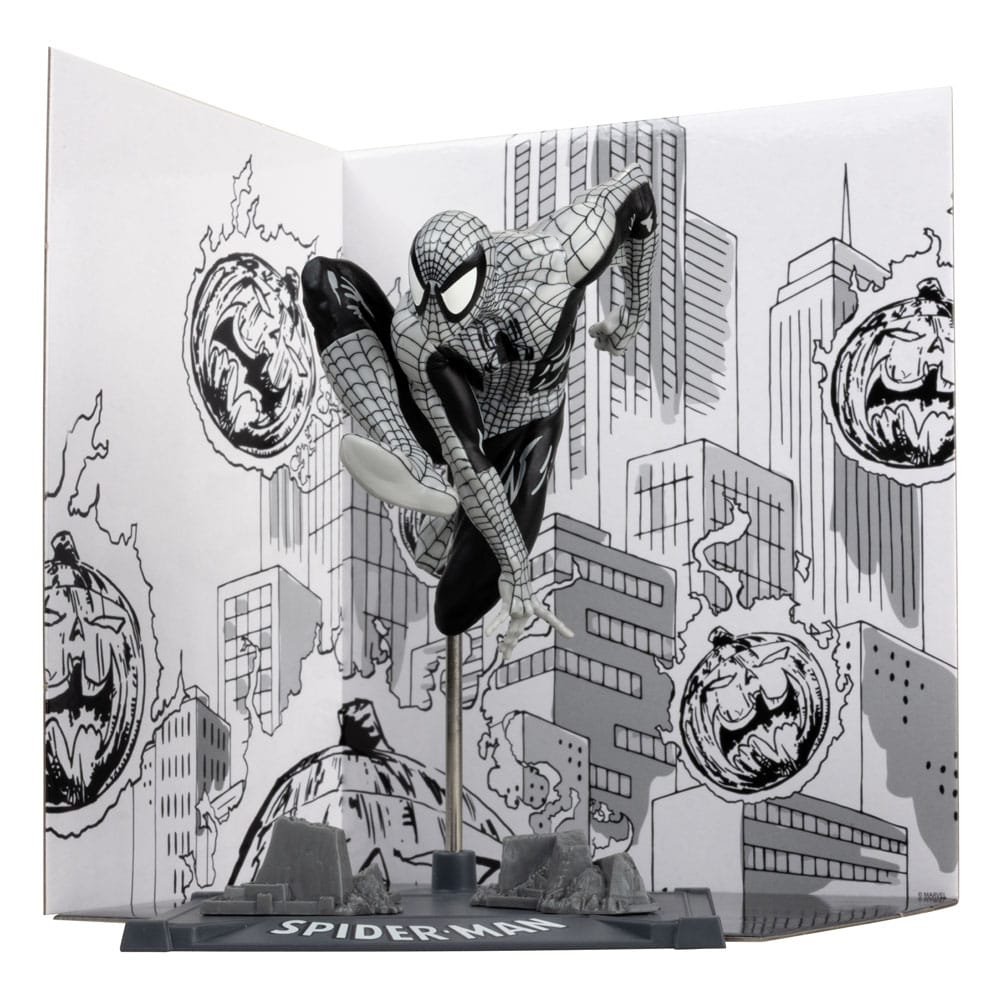 092025 Marvel - Spider-Man (Spider-Man #6)(Line Art)(Gold Label) - Statuette McFarlane Toys