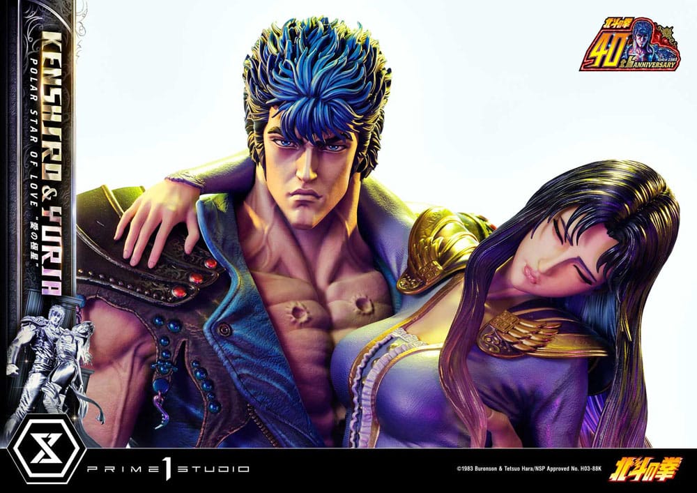 Statuette Kenshiro & Yuria Polar Star of Love 71 cm – Édition Limitée Prime 1 Studio DELUXE EDITION