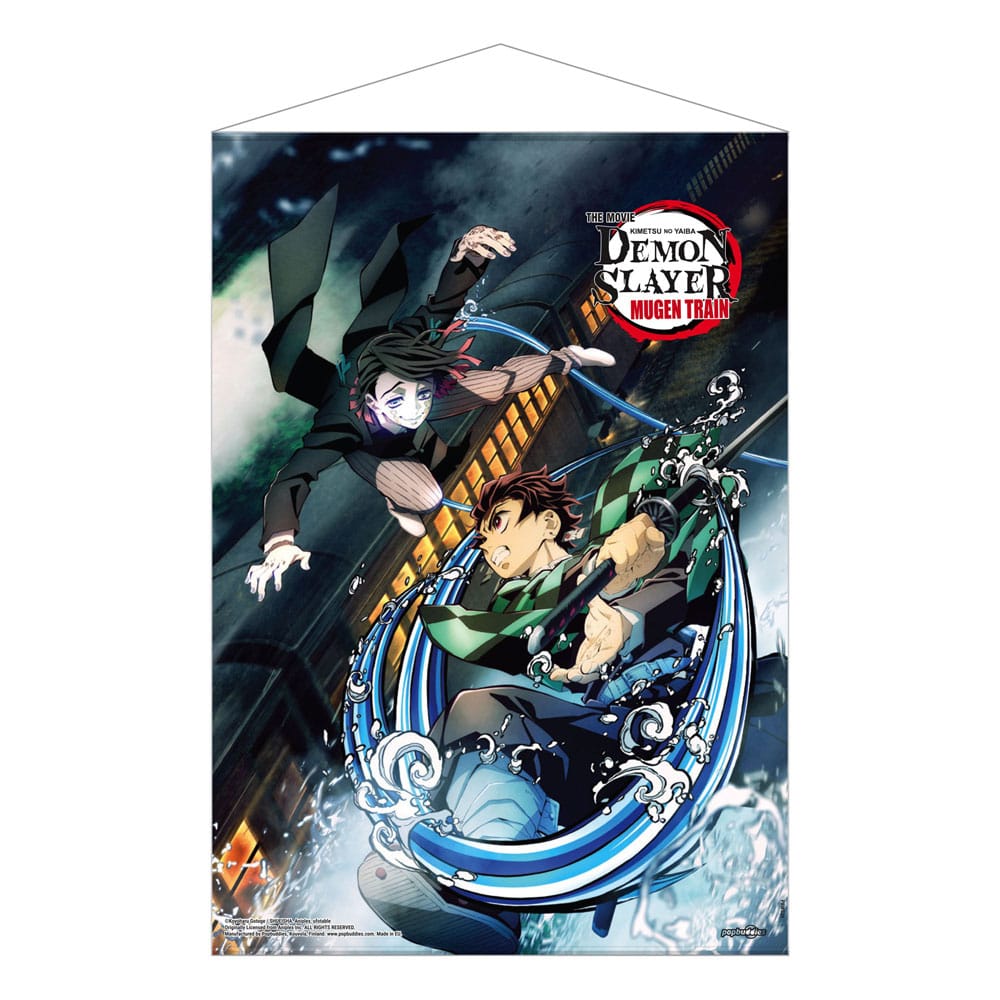 Demon Slayer - Tanjiro Vs Enmu - Poster pour Porte