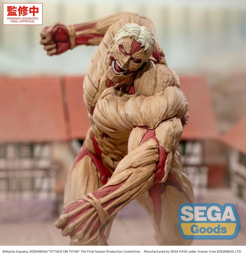 022027 - L'Attaque des Titans - Reiner Braun Armored Titan Ver. - Figurine Sega Goods