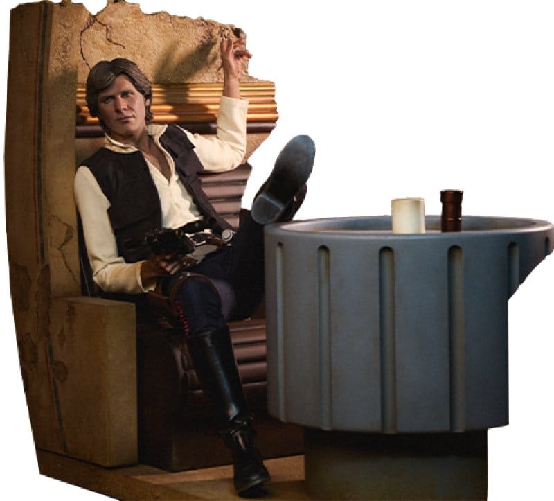 122027 Han Solo – “Sorry About the Mess” – Star Wars Episode IV - Statuette Sideshow