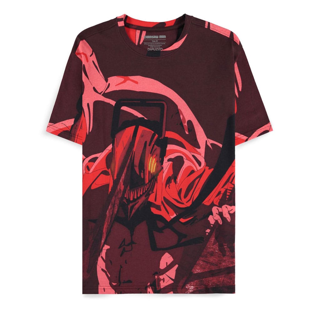 Chainsaw Man - Rage all Over - T-Shirt - Taille S/L/XL