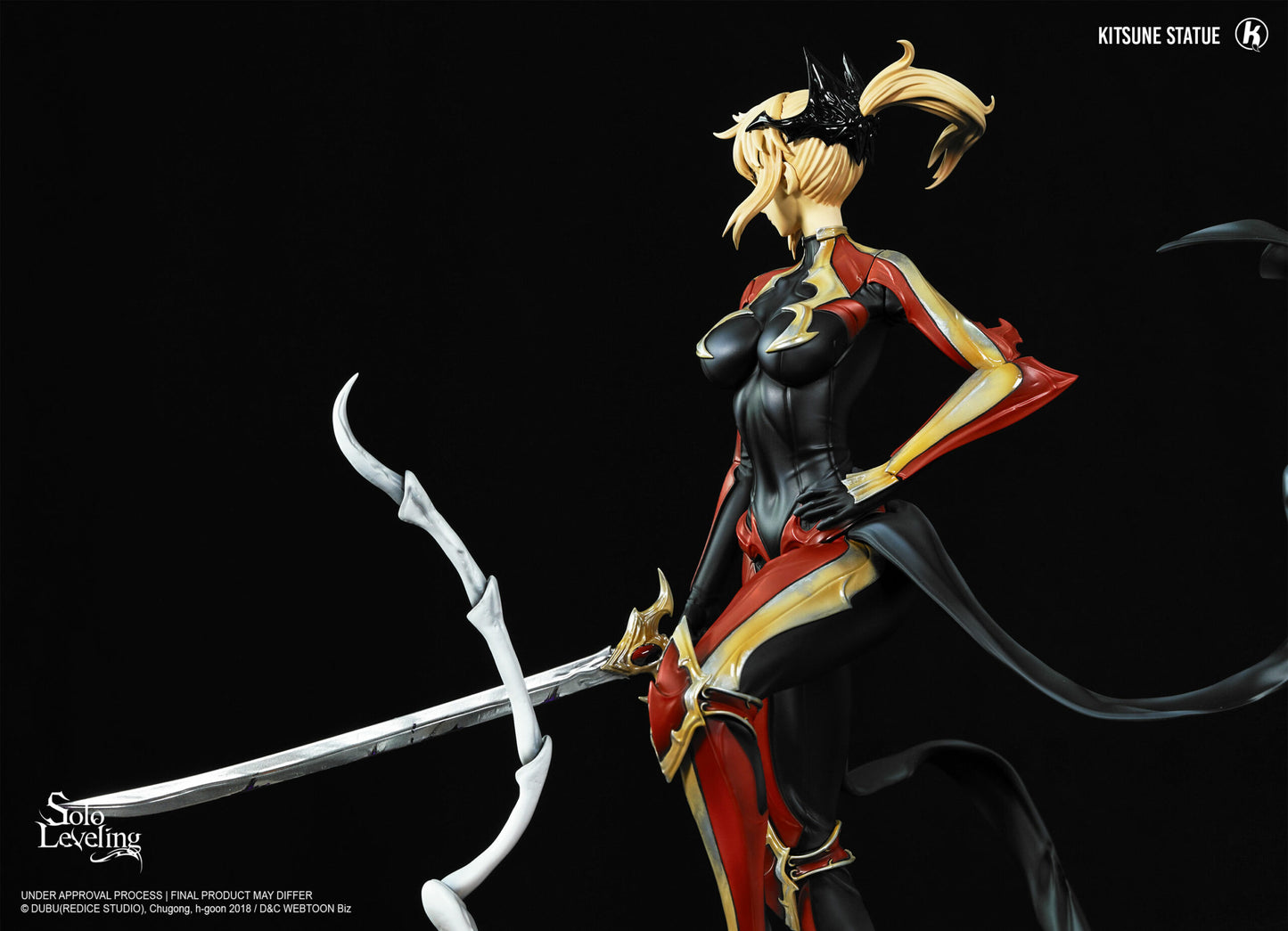 Sur Commande - Solo Leveling -  Cha Hae-In - Statuette Kitsune Statue