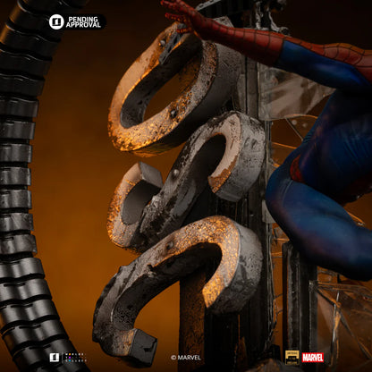 022026 - Marvel - Spider-man (10th Anniversary) - Statuette Iron Studio
