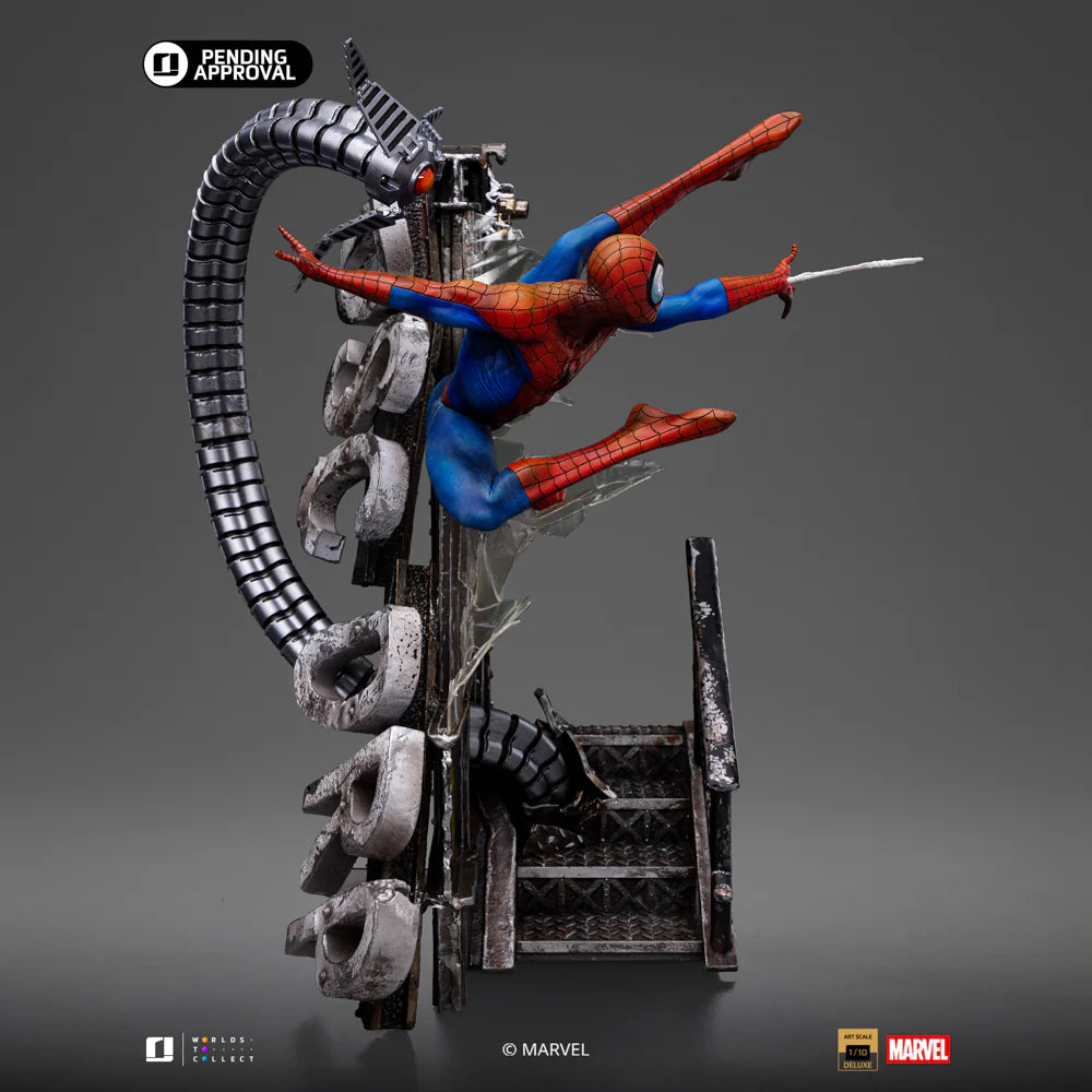 022026 - Marvel - Spider-man (10th Anniversary) - Statuette Iron Studio