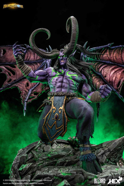 082025 - Hearthstone - Illidan Stormrage - Statuette Hex Collectible