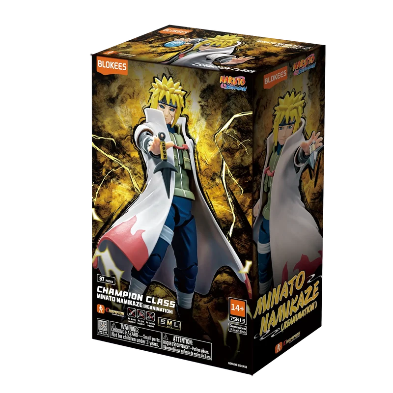 122026 - Naruto Shippuden - Minato Namikaze (Champion Class) - Figurine Articulée Blokees