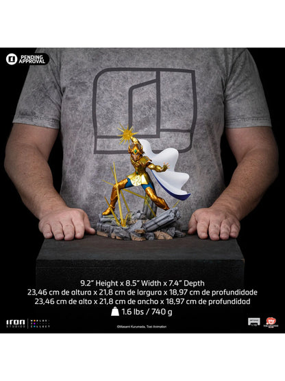 112025 - Saint Seiya - Leo Aiolia - Statuette Iron Studio