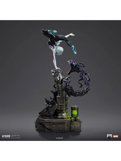 122025 - Marvel Comics - Ghost Spider - Statuette Diorama Iron Studio