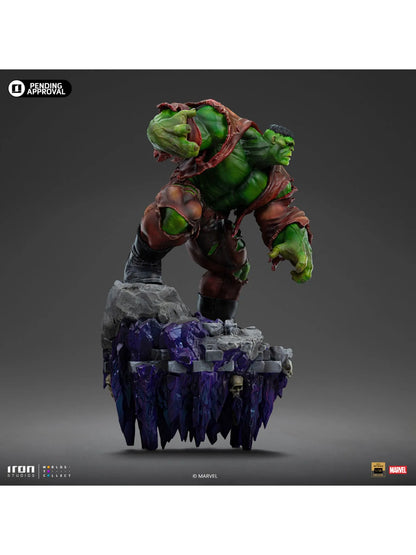 122025 - Marvel - Infinity Gauntlet Hulk - Statuette Deluxe Diorama Iron Studio