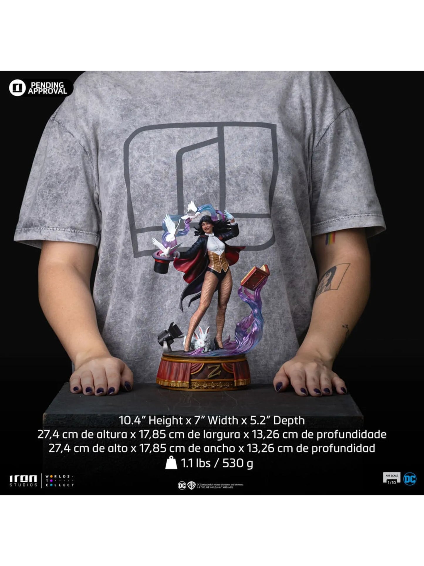 122025 - DC Comics - Zatanna - Statuette Iron Studio