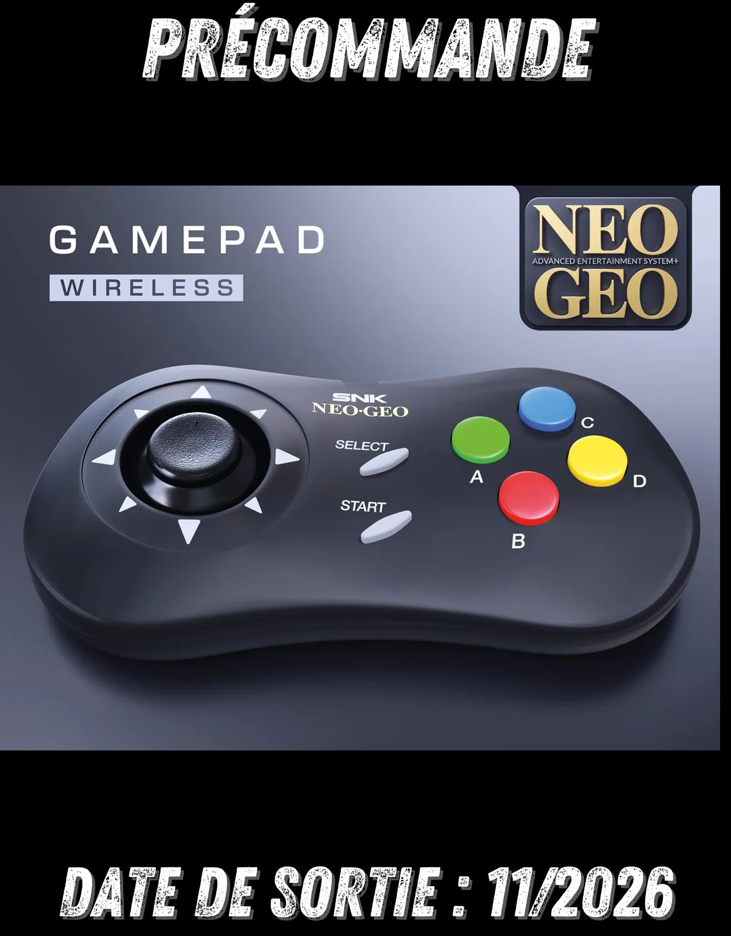 112026 -NEOGEO AES+ Wireless Gamepad