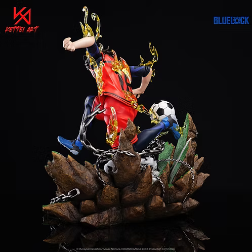 Sur Commande - Blue Lock -  Meguru Bachira - Statuette Kettei Art