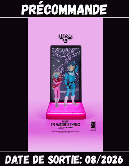 082026 Ulysse 31 Figurine Telemachus & Themis Cosmic Version Neon 1/9 20 cm