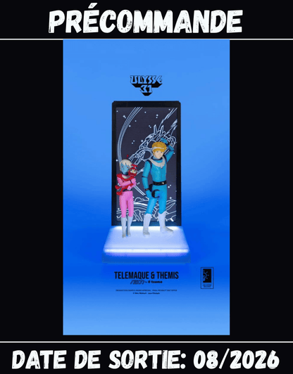 082026 Ulysse 31 Figurine Telemachus & Themis Neon 1/9 20 cm avec Nono