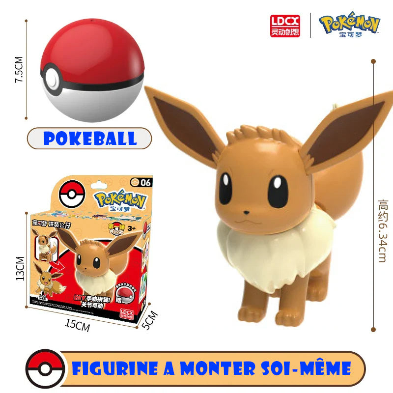 Pokemon - Pokeball & Evoli - Model Kit