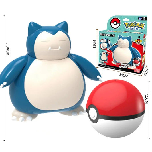 Pokemon - Pokeball & Ronflex - Model Kit