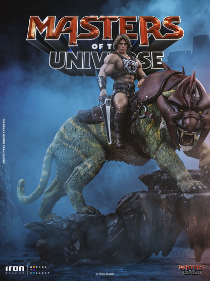 052027 - Masters of the Universe statuette He-Man and Battle Cat 33 cm Iron Studios Art Scale 1/10