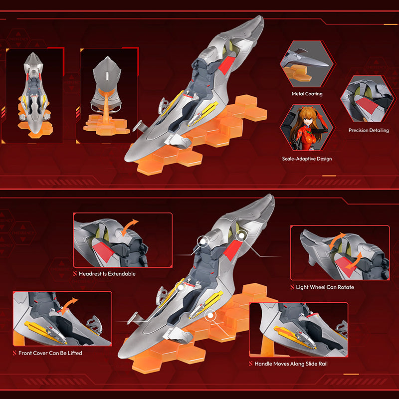 082026 - Evangelion - FFEX03 Asuka Entry Plug Interior - Model Kit Blookees