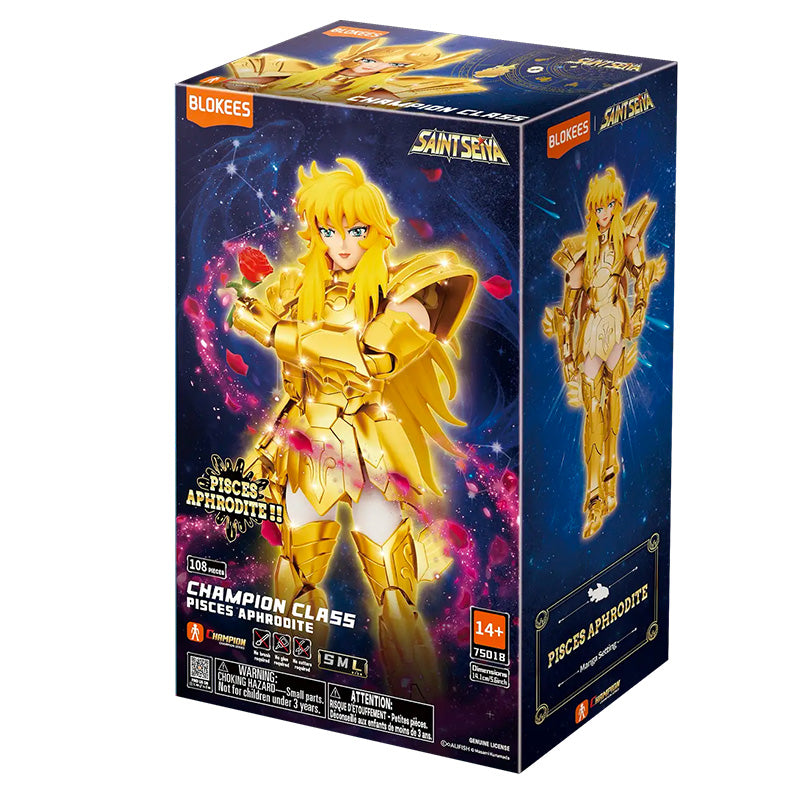 122026 - Saint-Seiya - Pisces Aphrodite (Champion Class) - Figurine Articulée Blokees