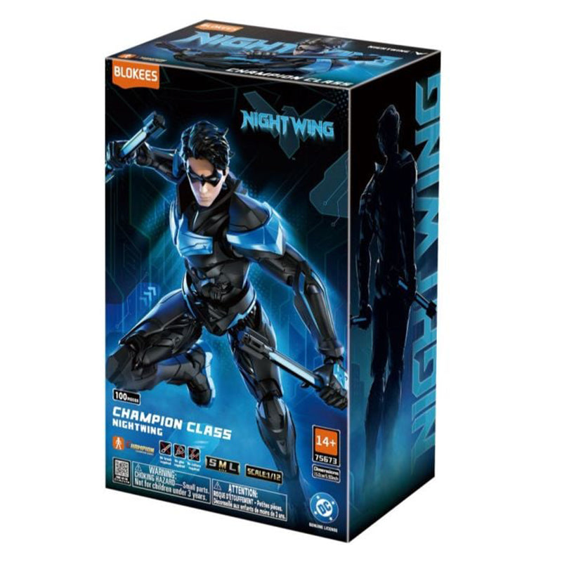 Sur Commande - DC Comics -  Nightwing - Figurine Articulée Blokees