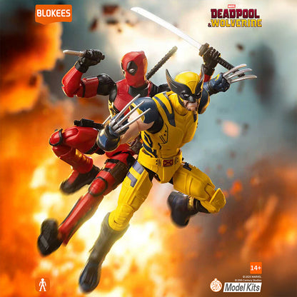 Sur Commande - Deadpool VS Wolverine - Wolverine - Figurine Articulée Blokees