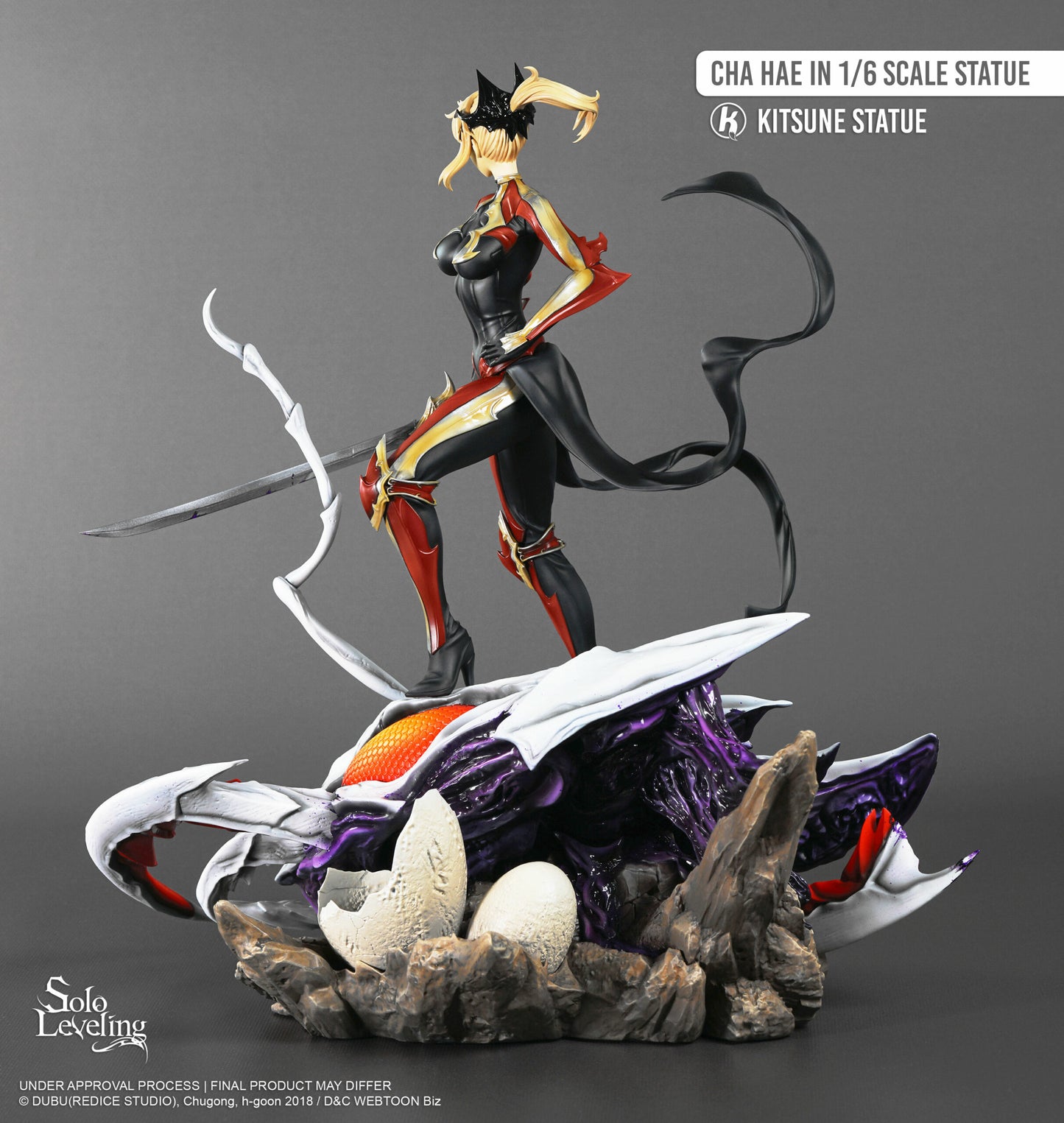 Sur Commande - Solo Leveling -  Cha Hae-In - Statuette Kitsune Statue