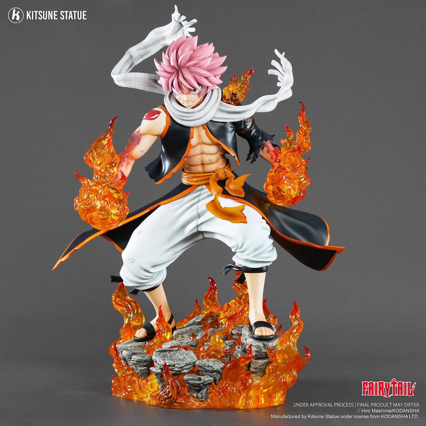 092026 - Fairy Tail - Natsu Dragneel - Statuette Kitsune