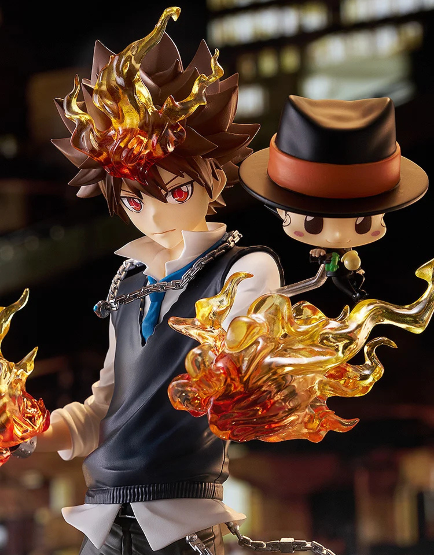 022027 - Reborn! - Sawada Tsunayoshi & Reborn  - Figurine Good Smile Company