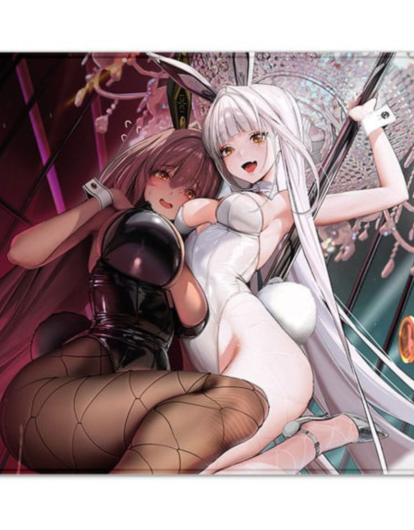 Sur Commande - Goddess of Victory: Nikke - Blanc & Noir - Tapis de Souris Sakami