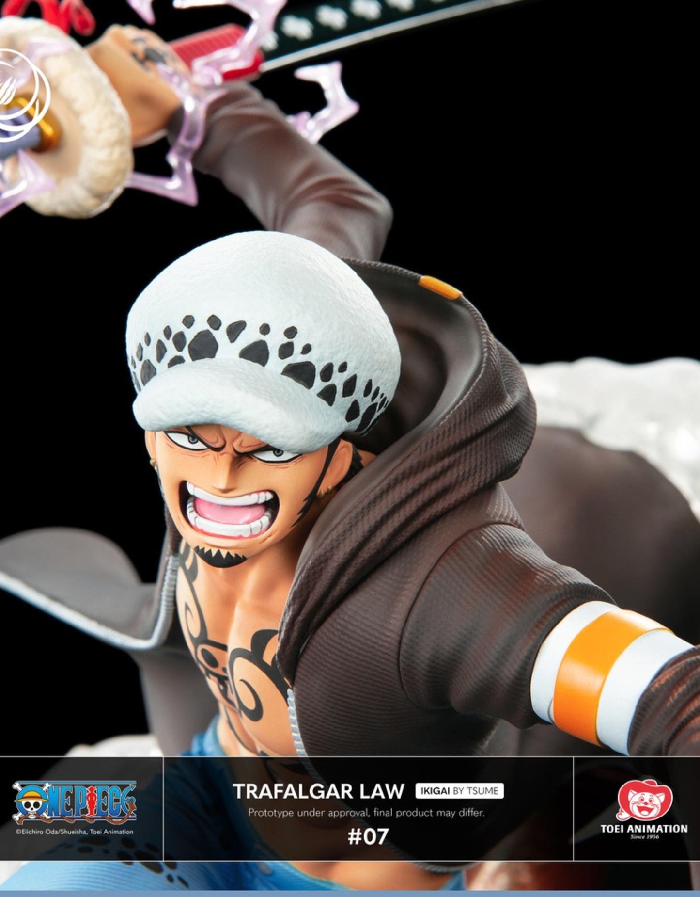 Sur Commande - One Piece - Trafalgar D Law (Ikigai) - Statuette Tsume