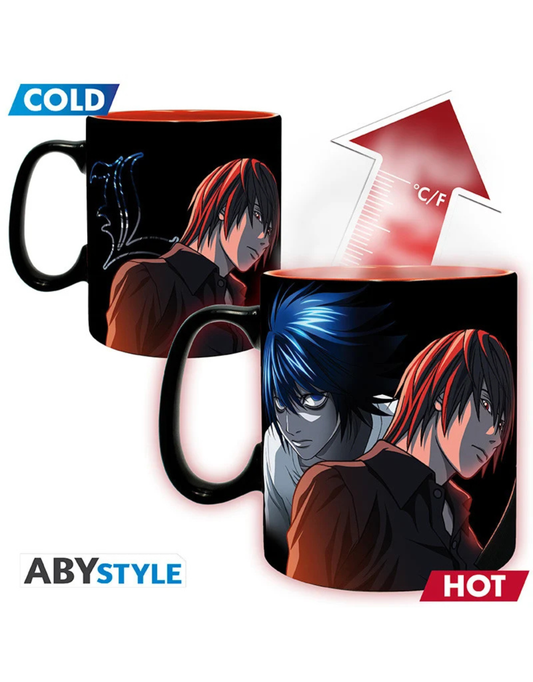 Death Note - L & Light - Mug Thermoréactif ABYstyle