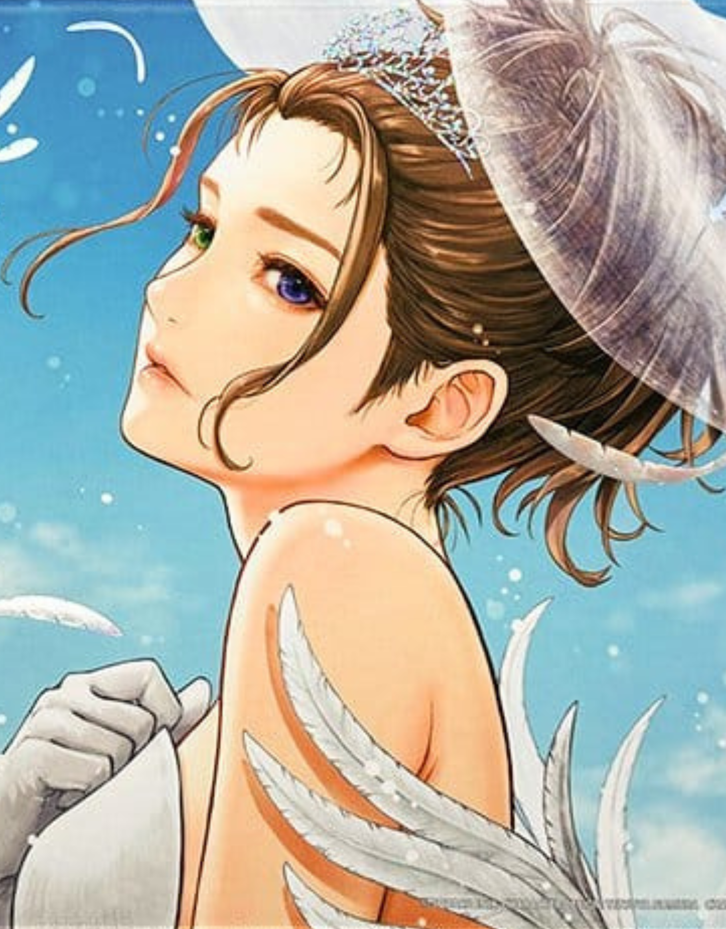 112026 - Final Fantasy X - Yuna Wedding Dress Foil Stamp Ver. - Tapis de Jeu