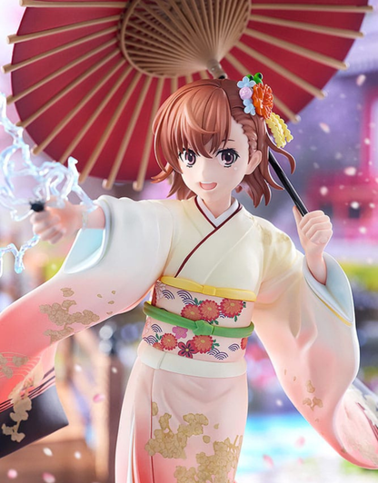 052026 - A Certain Scientific Railgun - Mikoto Misaka (Kimono Ver.) - Statuette Kadokawa