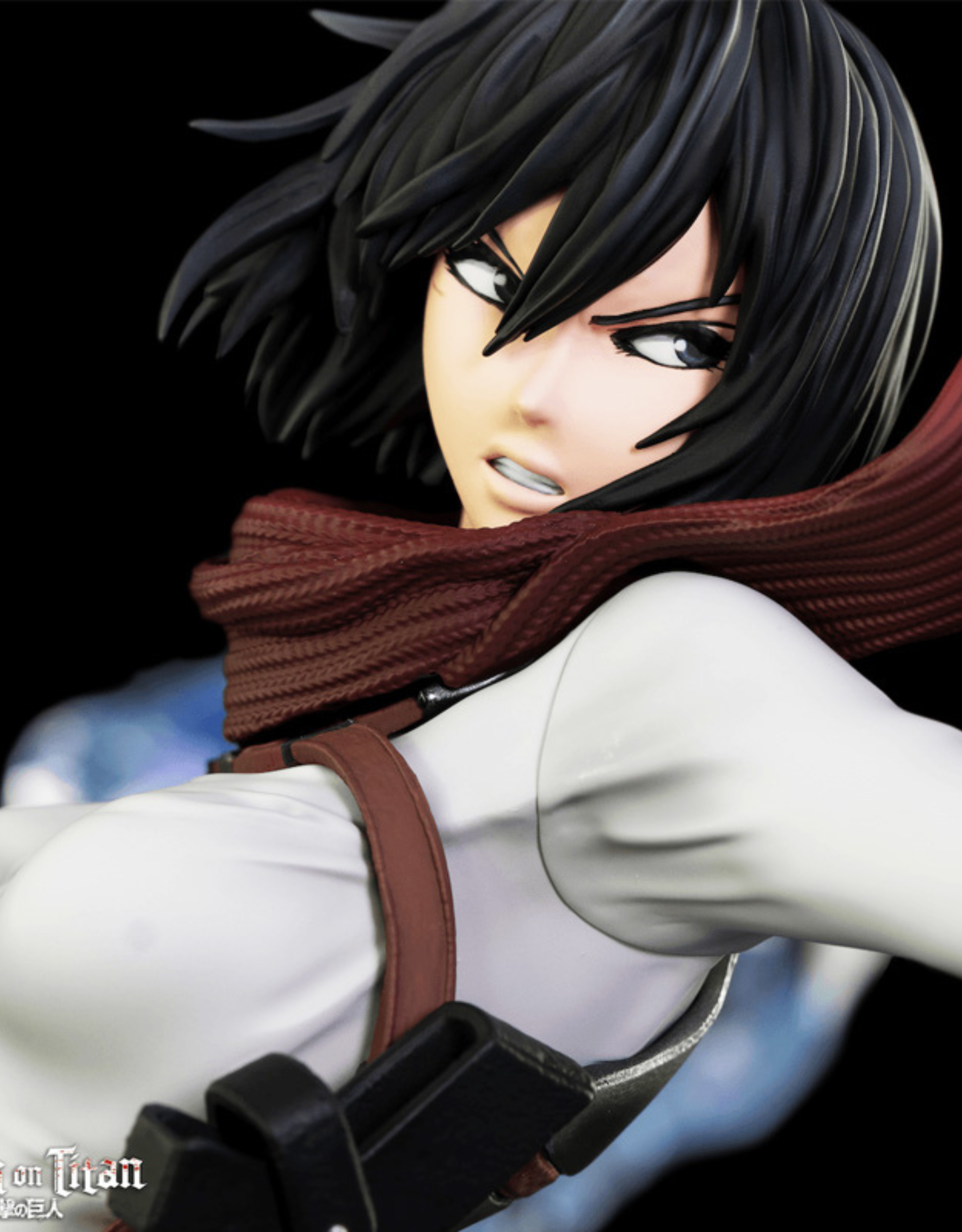 Sur Commande - Attaque des Titans -  Mikasa Ackerman - Statuette Kitsune Statue