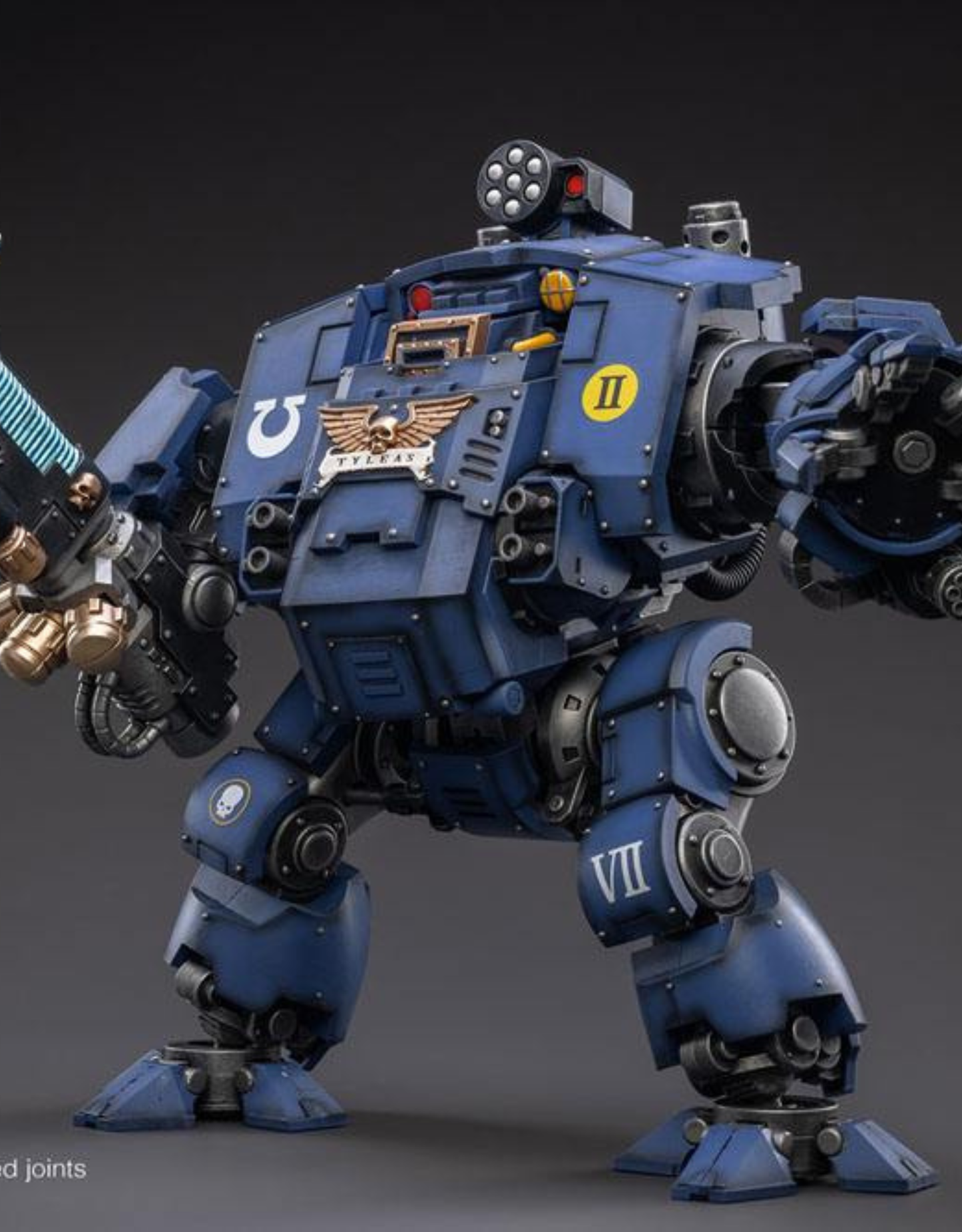 082026 - Warhammer 40,000 - Ultramarines Redemptor Dreadnought Brother Dreadnought Tyleas - Figurine Articulée Joy Toy