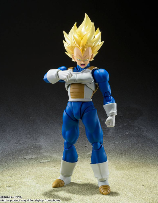 Dragon Ball Z - Super Saiyan Vegeta - Figurine Articulée Tamashii Nation