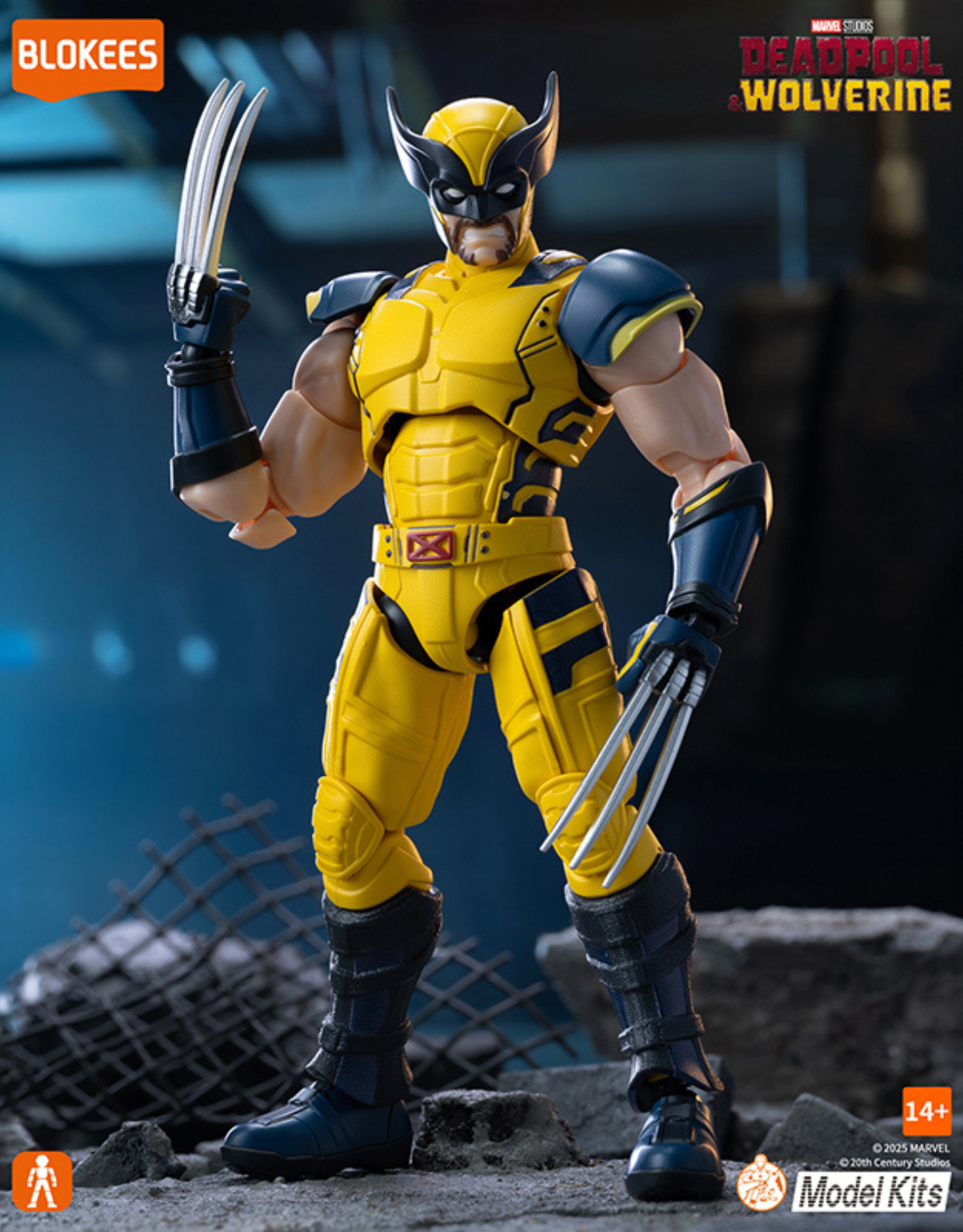 Sur Commande - Deadpool VS Wolverine - Wolverine - Figurine Articulée Blokees
