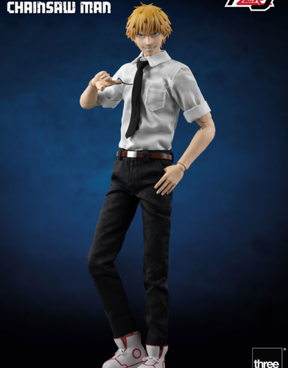082026 - Chainsaw Man - Denji - Figurine Articulée Three Zero