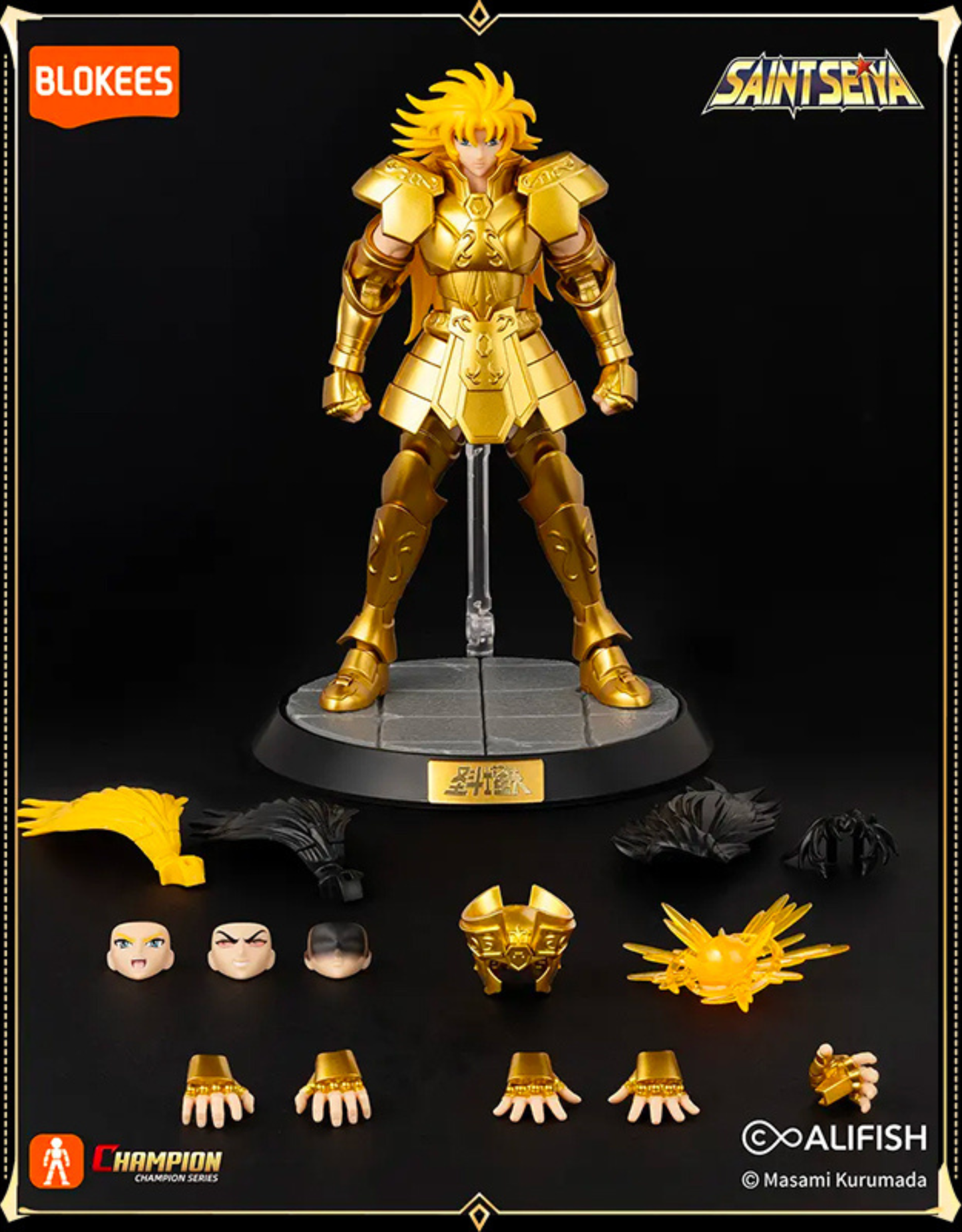082026 - Saint-Seiya - Gemini Saga (Champion Class) - Figurine Articulée Blokees