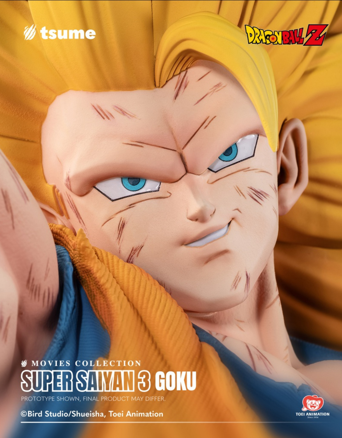 082027 - Dragon Ball Z - Goku Super Saiyan 3 (Movie Collection) - Statuette Tsume