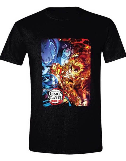 Demon Slayer - Water and Flame - T-Shirt Taille S