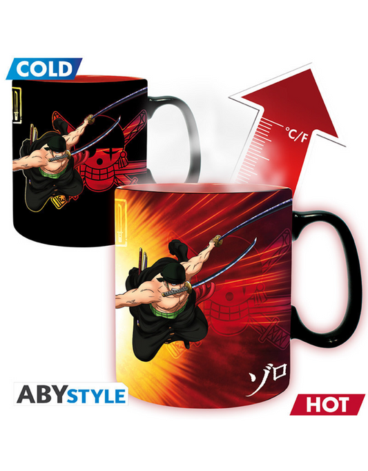 One Piece - Zoro & Sanji - Mug Thermo-réactif Abystyle
