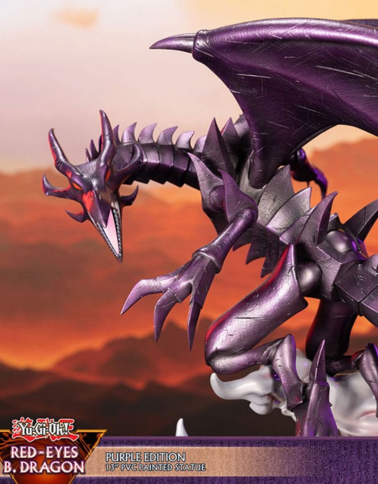 102026 - Yu-Gi-Oh! - Red-Eyes B. Dragon (Purple Colour Ver.) - Statuette First 4 Figure