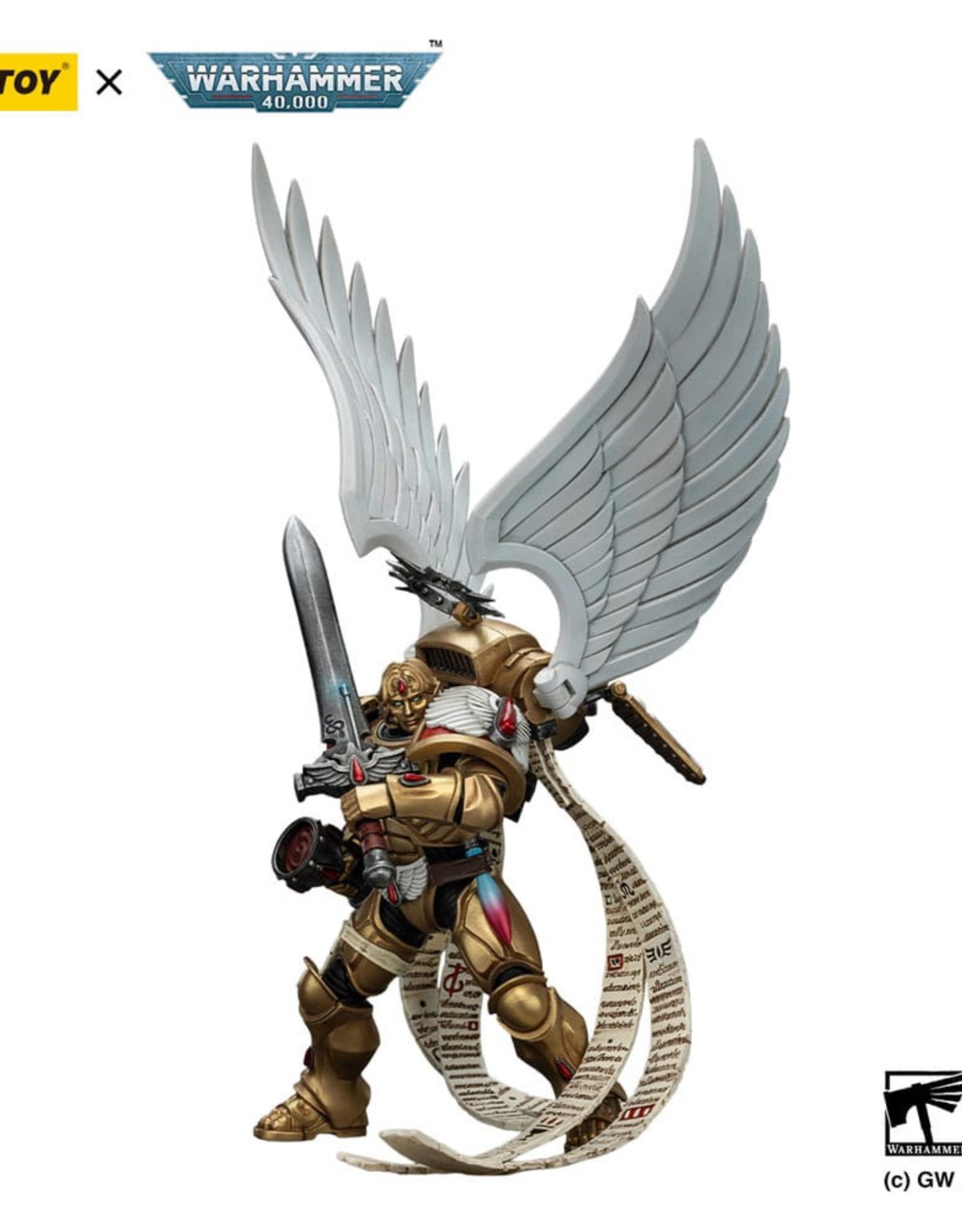 022026 - Warhammer 40K: The Horus Heresy - Blood Angels The Sanguinor with Encarmine Broadsword - Figurine Articulée JoyToy