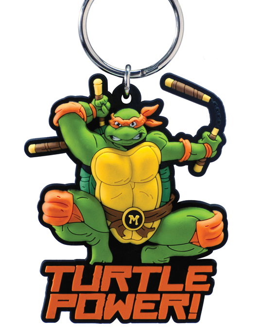 Les Tortues Ninja - Michelangelo (Soft Touch) - Porte clés Monogram