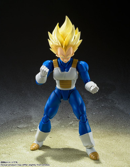 Dragon Ball Z - Super Saiyan Vegeta - Figurine Articulée Tamashii Nation