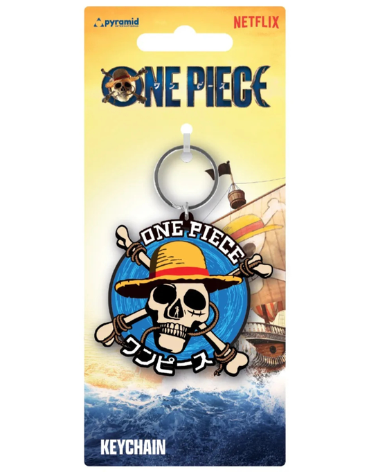 One Piece Netflix - Equipage Chapeau de Paille - Porte clés Pyramid