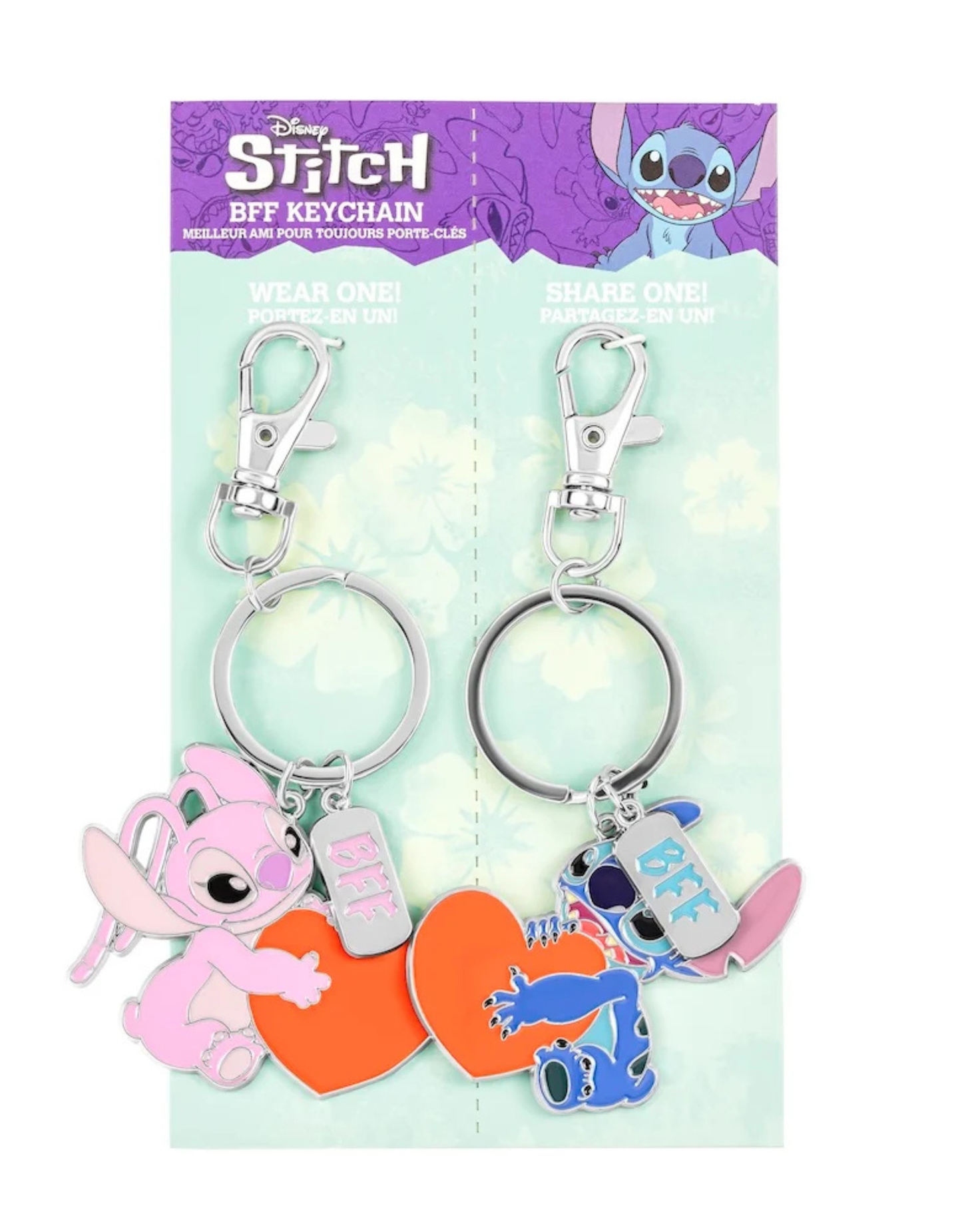 Lilo & Stitch - Stitch & Angel BFF - Set de 2 Portes clés Peershardy
